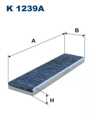 Filter, cabin air FILTRON K 1239A)