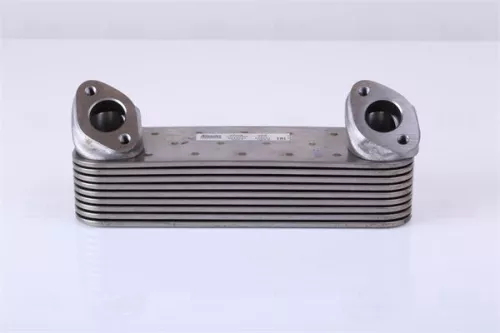 Oil Cooler, engine oil NISSENS 90728)