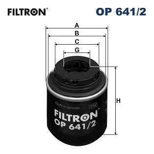 Oil Filter FILTRON OP 641/2)
