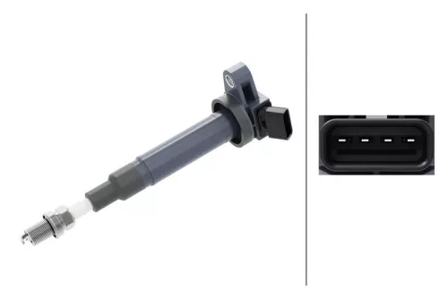 Ignition Coil HELLA 5DA 358 057-121)
