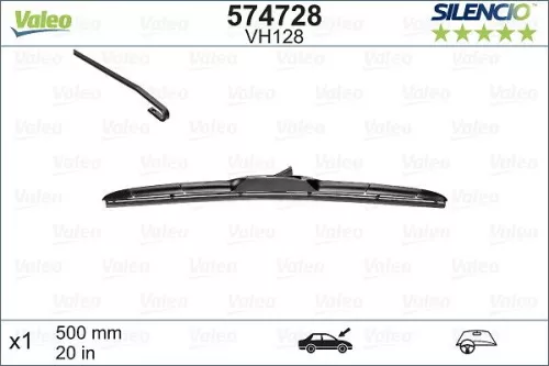 Wiper Blade VALEO 574728)