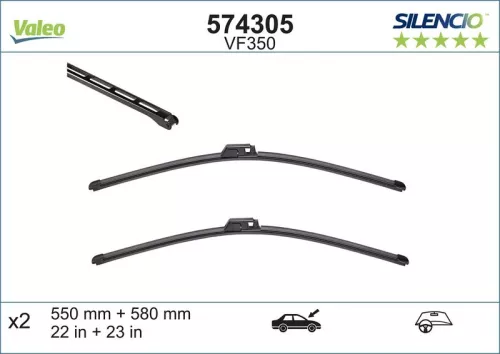 Wiper Blade VALEO 574305)