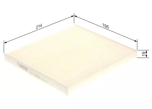 Filter, cabin air BOSCH 1 987 435 089)