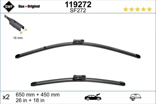 Wiper Blade SWF 119272)