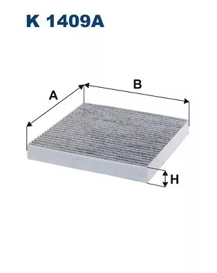 Filter, cabin air FILTRON K 1409A)