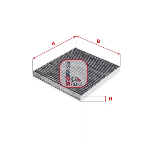 Filter, cabin air SOFIMA S 4256 CA)