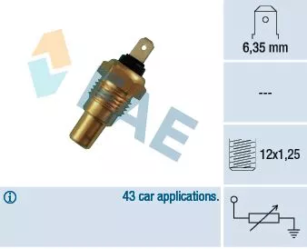 Sensor, coolant temperature FAE 31650)