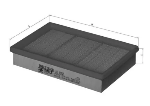 Air Filter KNECHT LX 1053)