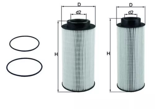 Fuel Filter KNECHT KX 439KIT)