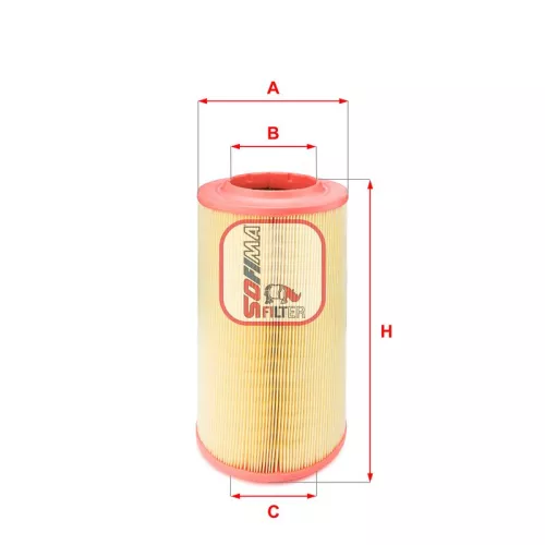 Air Filter SOFIMA S 7628 A)