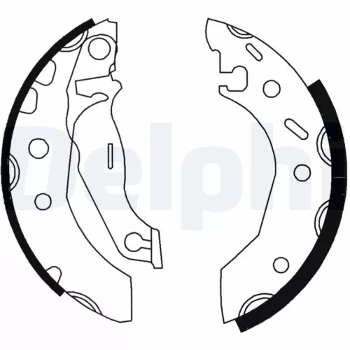 Brake Shoe Set DELPHI LS1728)
