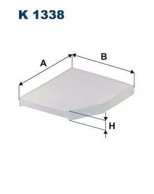 Filter, cabin air FILTRON K 1338)