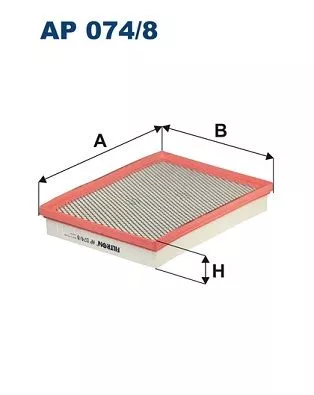 Air Filter FILTRON AP 074/8)