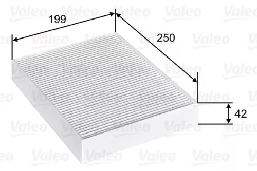 Filter, cabin air VALEO 715815)