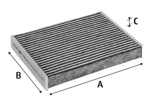 Filter, cabin air VALEO 715802)