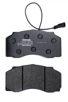 Brake Pad Set, disc brake TEXTAR 2907702)