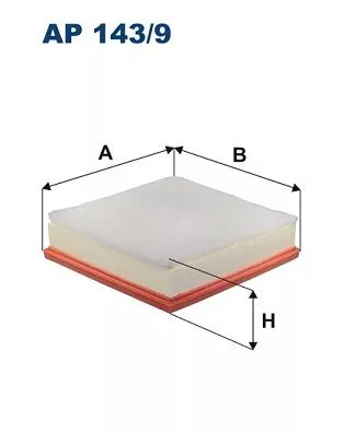 Air Filter FILTRON AP 143/9)