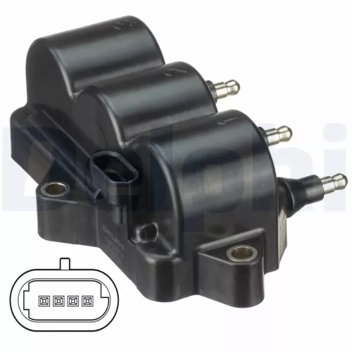 Ignition Coil DELPHI GN10513-12B1)