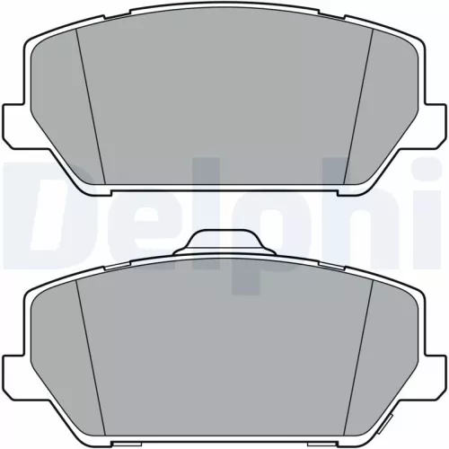 Brake Pad Set, disc brake DELPHI LP3400)