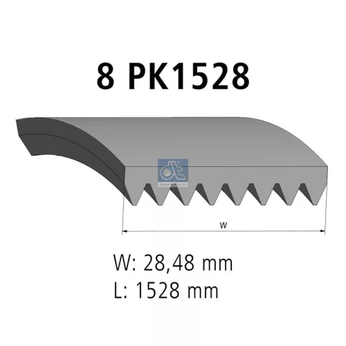 V-ribbed Belt DT Spare Parts 4.80773)