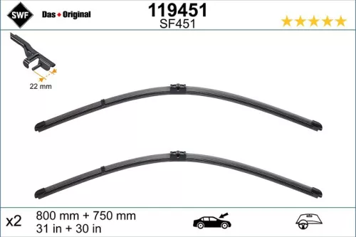 Wiper Blade SWF 119451)