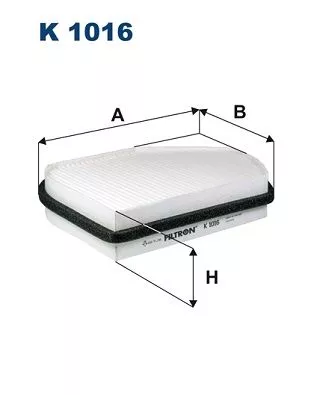 Filter, cabin air FILTRON K 1016)