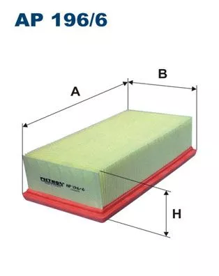 Air Filter FILTRON AP 196/6)