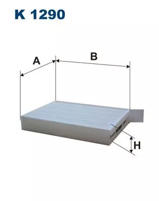 Filter, cabin air FILTRON K 1290)