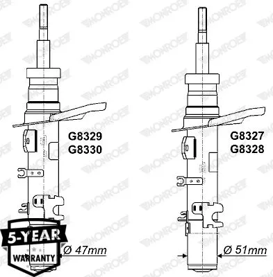 Shock Absorber MONROE G8327)