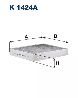Filter, cabin air FILTRON K 1424A)