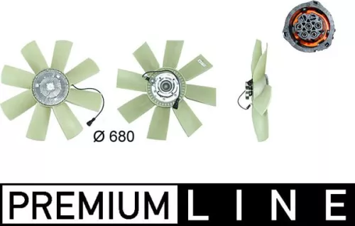 Fan, engine cooling MAHLE CFF 439 000P)