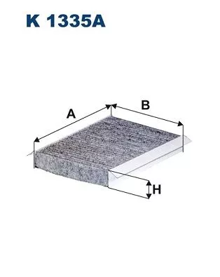 Filter, cabin air FILTRON K 1335A)