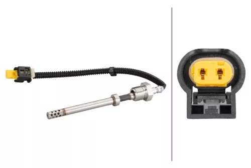 Sensor, exhaust gas temperature HELLA 6PT 010 376-141)