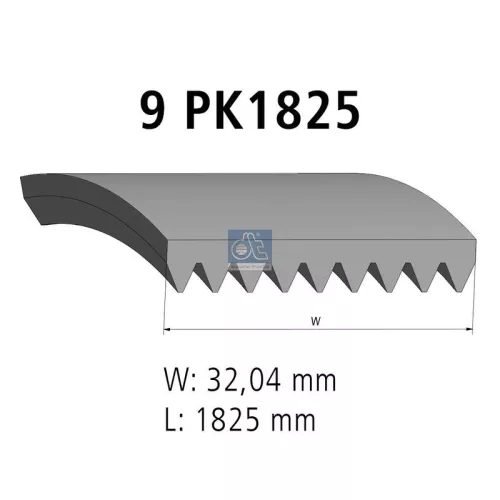 V-ribbed Belt DT Spare Parts 4.80539)