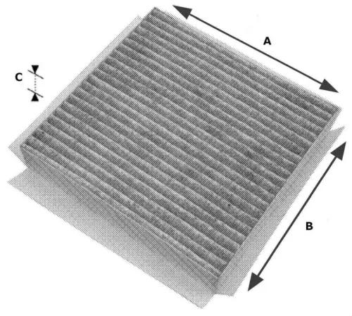 Filter, cabin air VALEO 698774)