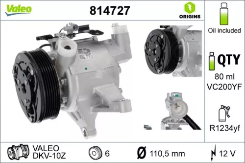 Compressor, air conditioning VALEO 814727)