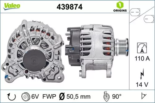 Alternator VALEO 439874)