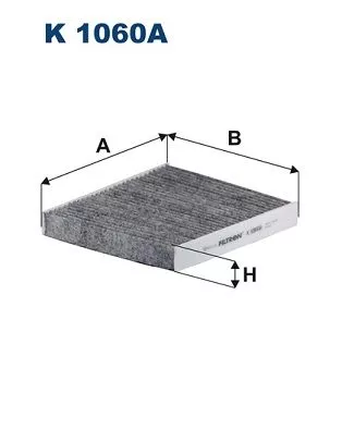 Filter, cabin air FILTRON K 1060A)