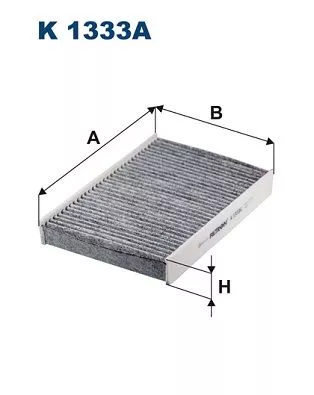 Filter, cabin air FILTRON K 1333A)