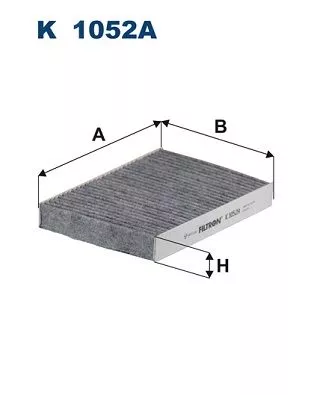 Filter, cabin air FILTRON K 1052A)