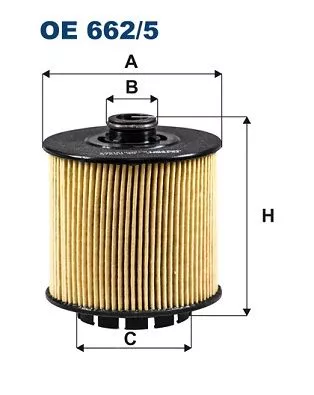 Oil Filter FILTRON OE 662/5)