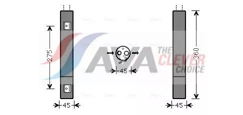 Dryer, air conditioning AVA QUALITY COOLING MSD471)
