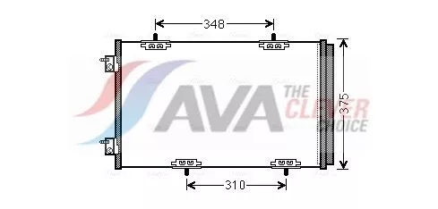 Condenser, air conditioning AVA QUALITY COOLING CN5290D)