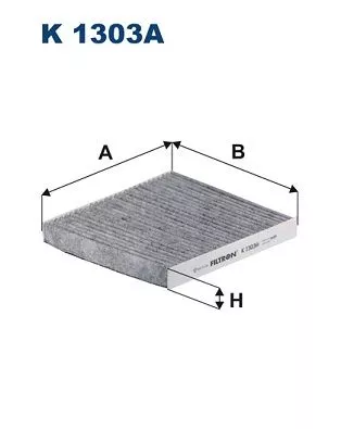 Filter, cabin air FILTRON K 1303A)
