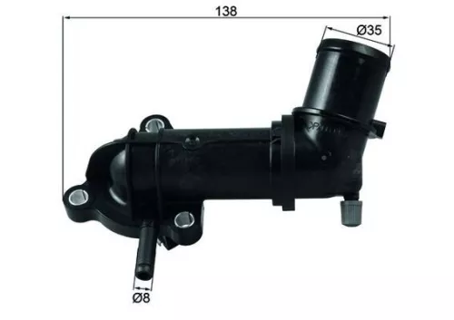 Thermostat, coolant MAHLE TI 245 88)