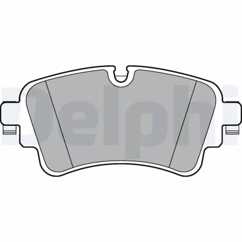 Brake Pad Set, disc brake DELPHI LP3240)