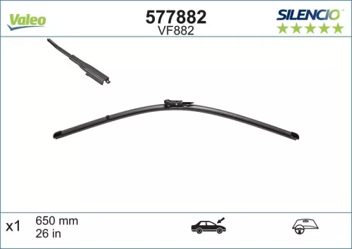 Wiper Blade VALEO 577882)