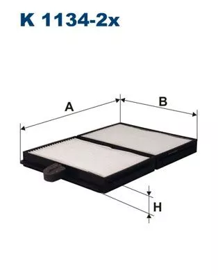 Filter, cabin air FILTRON K 1134-2x)