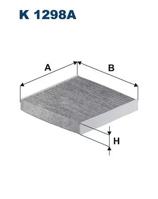 Filter, cabin air FILTRON K 1298A)
