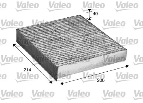 Filter, cabin air VALEO 715533)